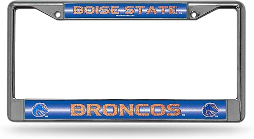 Miniatura 69 de Rico Industries NCAA 12 x 6 pulgadas, accesorio de automóvil cromado plateado brillante para automóvil/camión/SUV