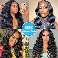 Vista 7 de Cirvty - Paquete de cabello humano ondulado de 24 pulgadas, 1 manojos de cabello virgen brasileño 100% sin procesar, paquetes de cabello humano