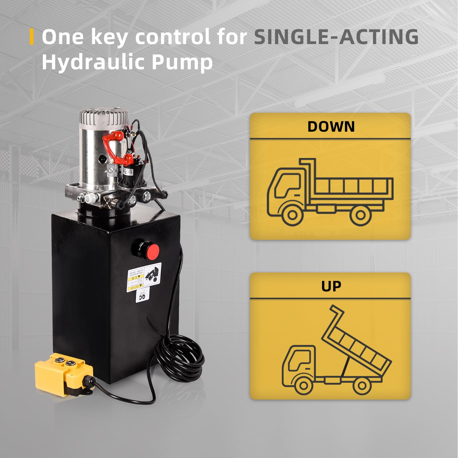 Snapklik.com : LCyindu 3 Wire Dump Trailer Remote Control Switch, 12V ...