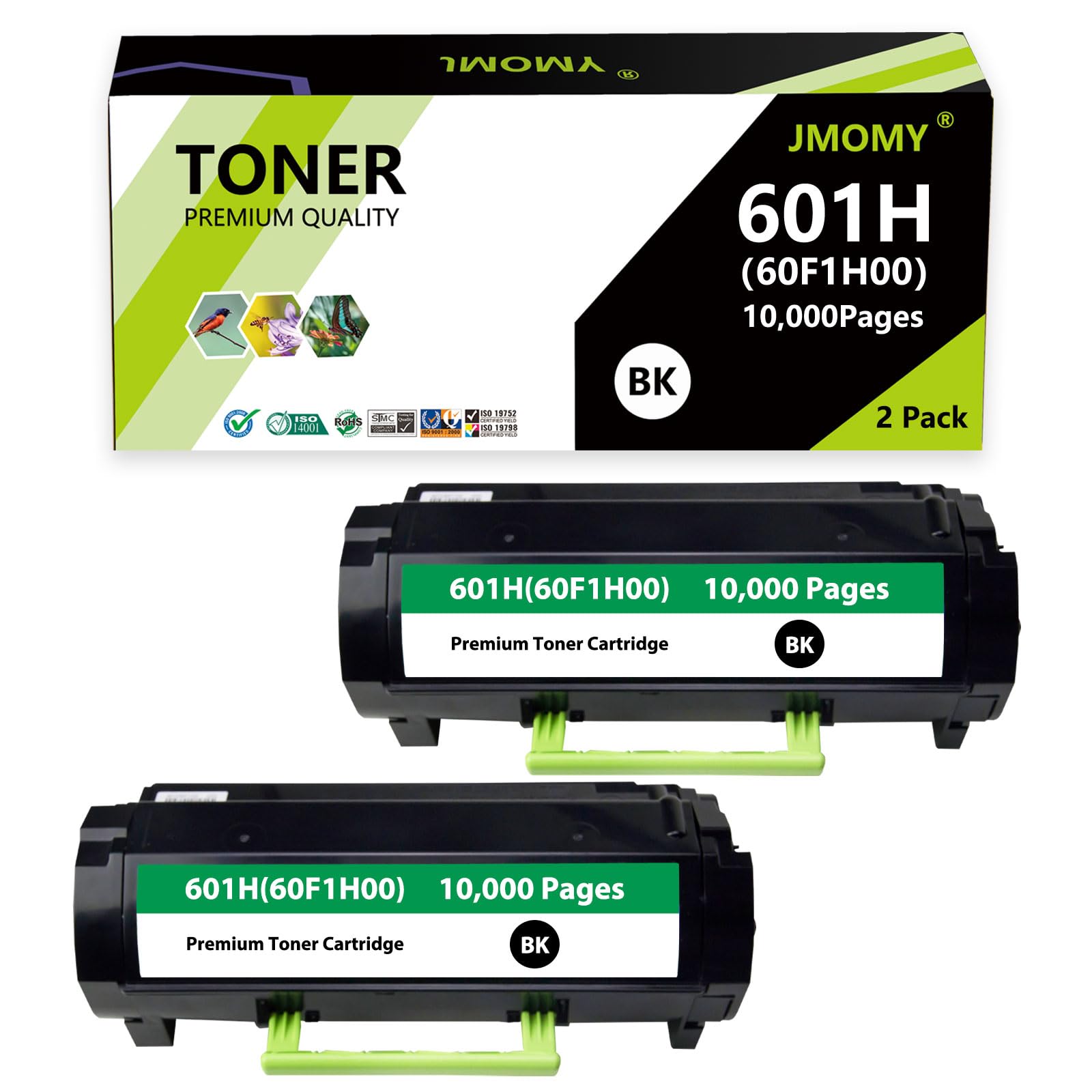 Jmomy 601H Remanufactured Toner Cartridge Compatible for Lexmark 601H 60F1H00 Work for MX310 MX410 MX510 MX511 MX610 MX310dn MX511d MX410de MX510de MX511dte MX611dhe MX610de