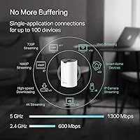 Vista 2 de TP-Link Deco S4 Whole Home Mesh WiFi System - Up to 2,000 Sq.ft. Coverage, AC1900 WiFi Router/Extender Replacement, Gigabit Ports, Deco S4(1-Pack)