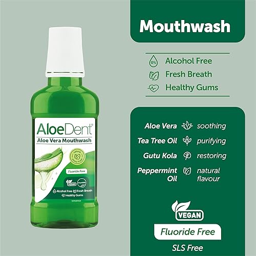 Miniatura 3 de Aloe Dent Enjuague bucal natural Aloe Vera 8.5 fl oz