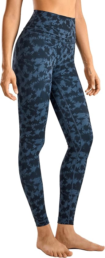 CRZ YOGA Mujer Naked Feeling Deportivos 7/8 Leggings Yoga Fitness Pantalon  de Cintura Alta con Bolsillos-63cm: Amazon.es: Ropa