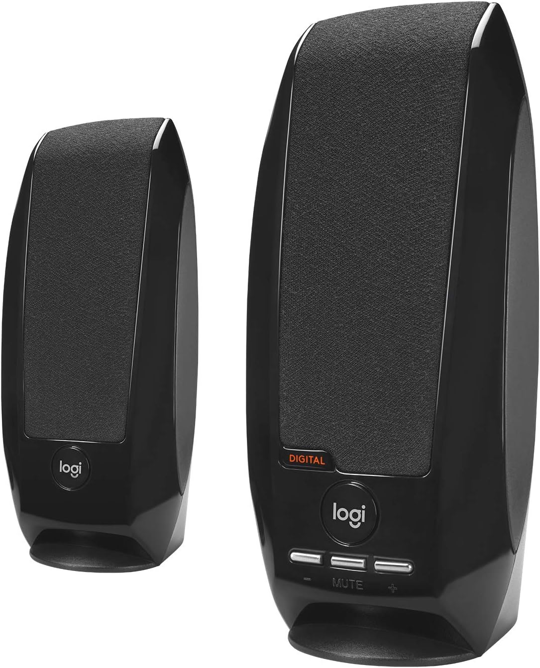Logitech S-150 Multimedia Speaker with 2.0 System and 3.5mm Connection - Black