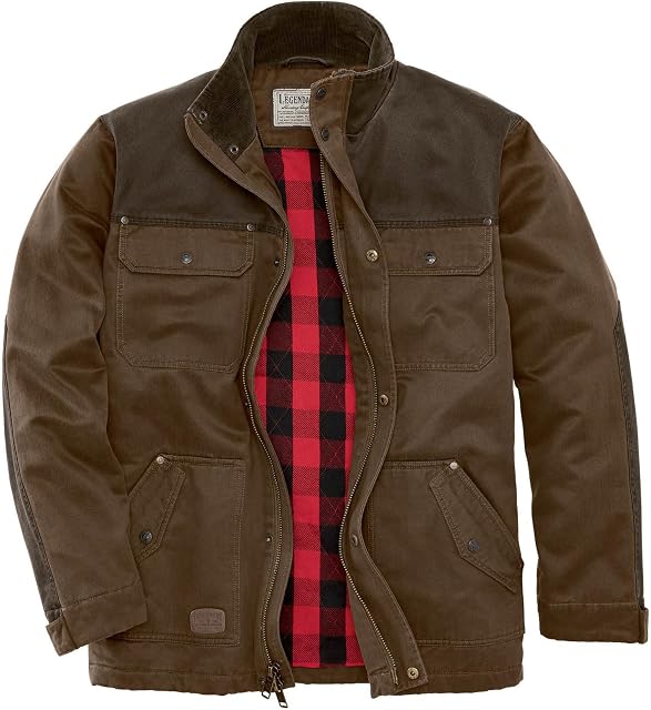 Legendary Whitetails Manteau de corvée homme Tough comme Buck Collection, Barn doublée de flanelle & Vêtements de travail de terrain JacketJacket
