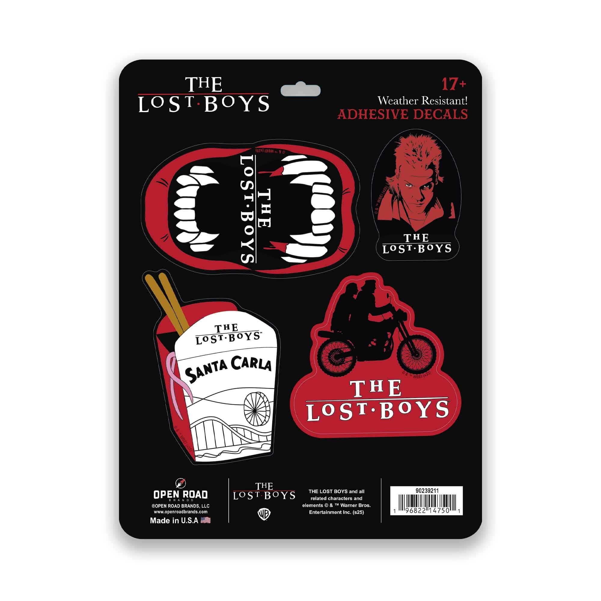 Autocollants vinyle The Lost Boys de qualité supérieure avec art graphique du film vampire