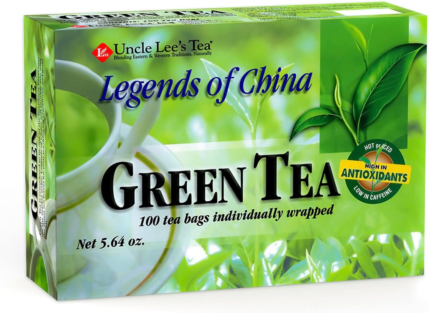 Amazon.com: Uncle Lee’s Green Tea - Authentic Green Tea, Wellness Tea ...