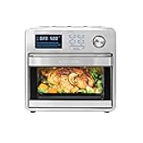 MAXX 16 Quart Digital Air Fryer Oven, in Stainless Steel (AFO 47797 SS)