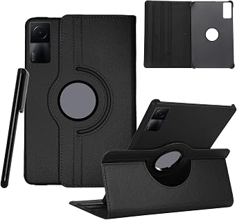 Heremore Case Compatible with Xiaomi Redmi Pad SE 11 Inch 2023 Tablet 360  Rotatable Multi-Angle PU Leather Protective Case