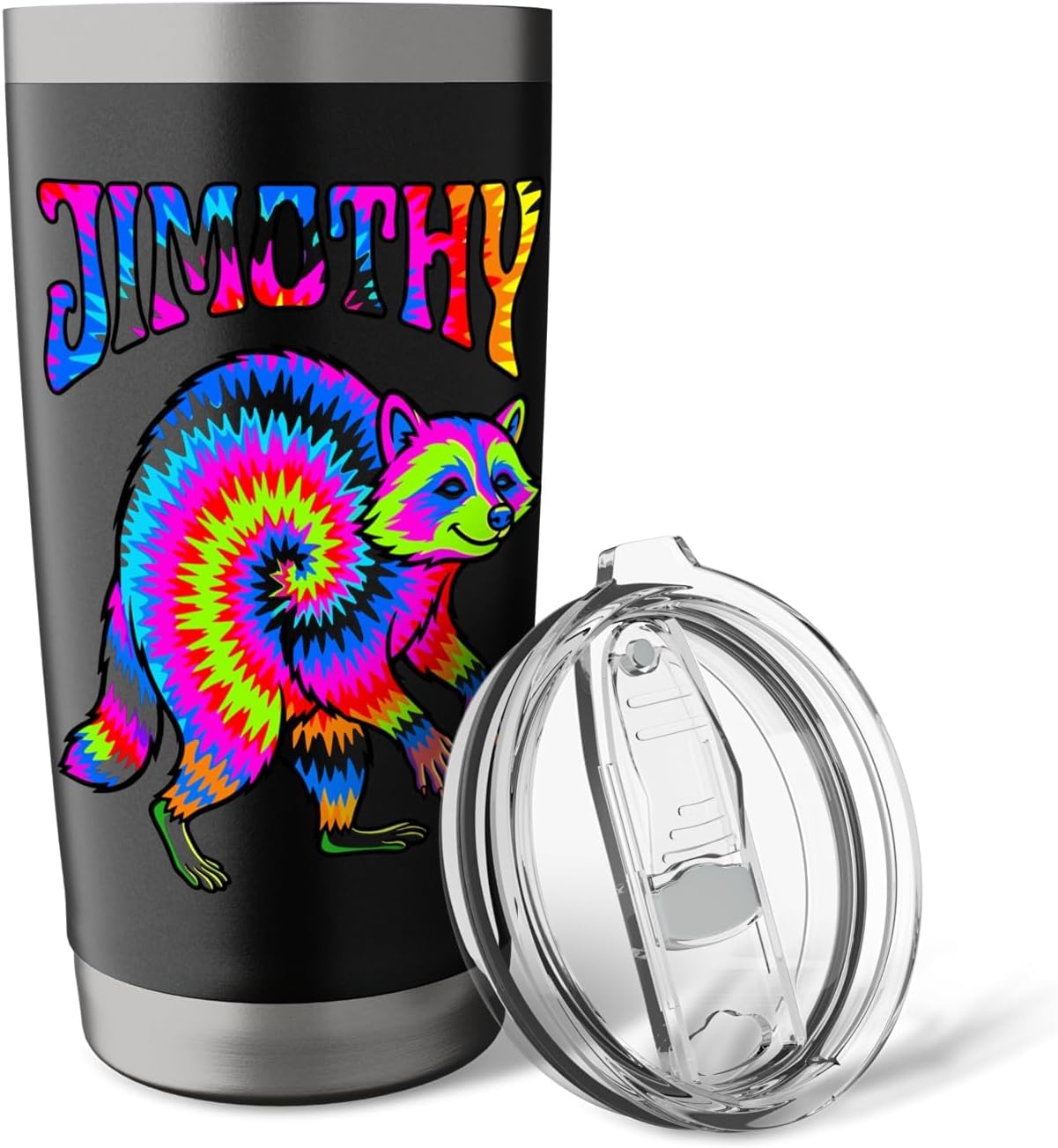 Jimothy Viral Raccoon Funny Trash Panda Wildlife Stainless Steel Insulated Tumbler image 5
