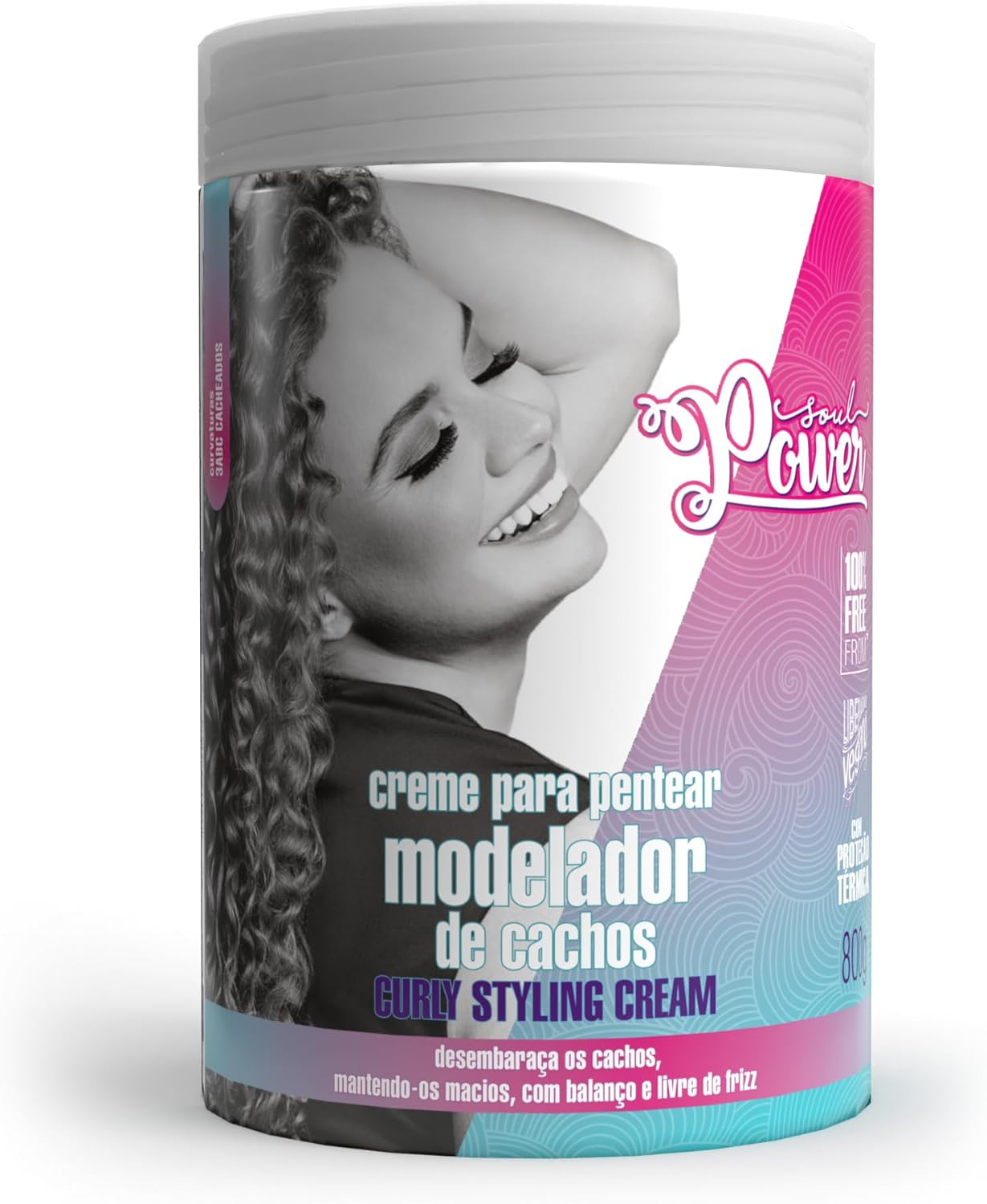 C Pentear Curly Styling 800g Soul P - Modelador de Cachos