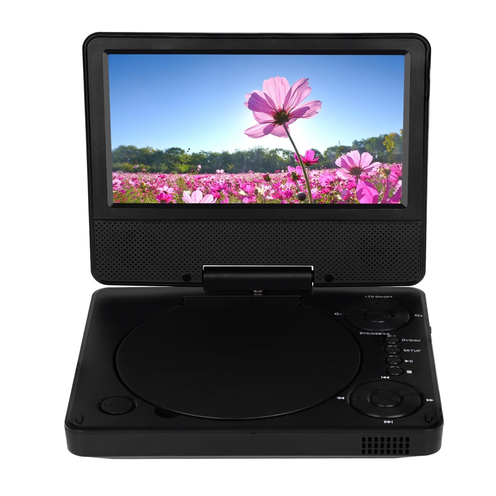 Mini Lecteur CD DVD Portable de 9,5 Pouces, écran HD 7, Dispositif Disque multimédia Archivage et Sauvegarde de données