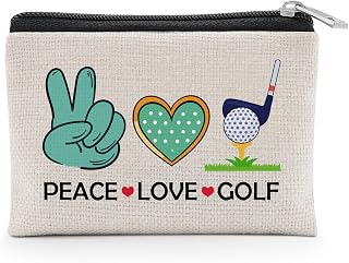 Golfer Gift for Women Coin Purse Golf Themed Gifts for Player Travel Zipper Change Pouch Team Gifts for Golfer Member Christmas Birthday Friendship Presents for Golfing Lover Friends Bestie