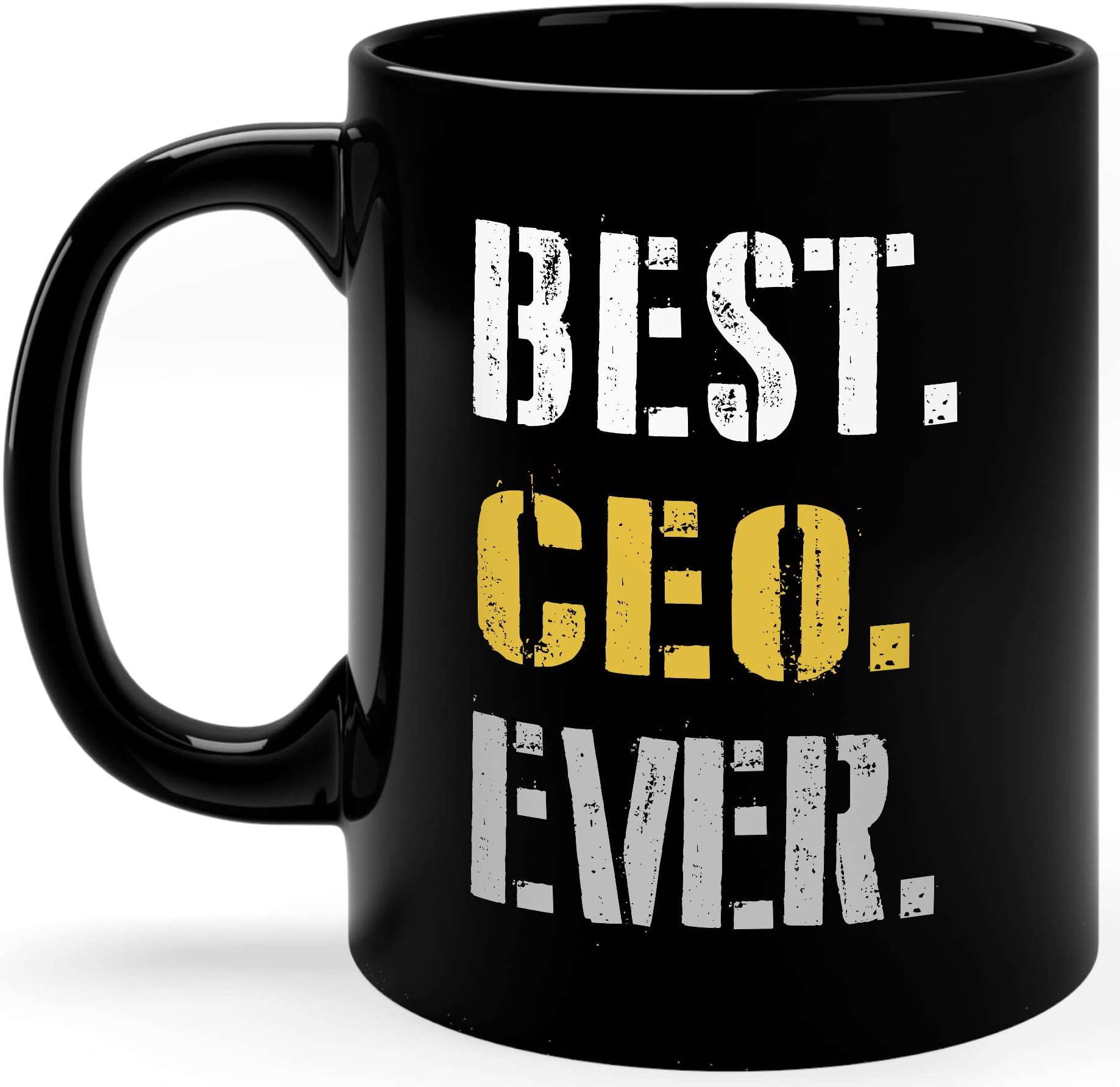 Best Ceo Ever Mug, Fun And Unique Gift Mugs, Gift for Coworker, Gift for Family Members, Graduate Presents, Birthday Coffee Mugs for Men, Woman, Best Ceo Mug Black Mug 11oz