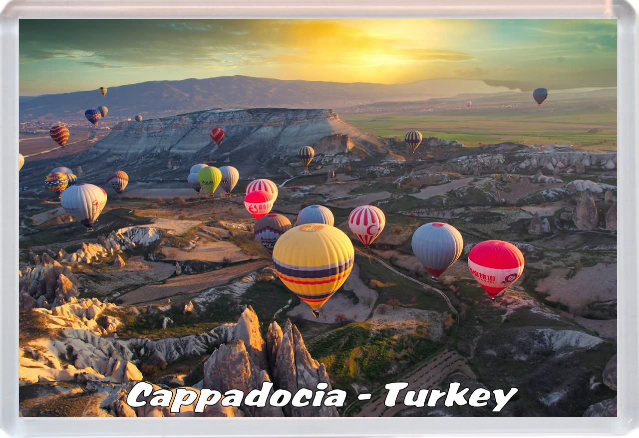 Baked Bean Store Cappadocia - Turkey - 96 x 67mm Jumbo Fridge Magnet/Magnets BBSFHM267