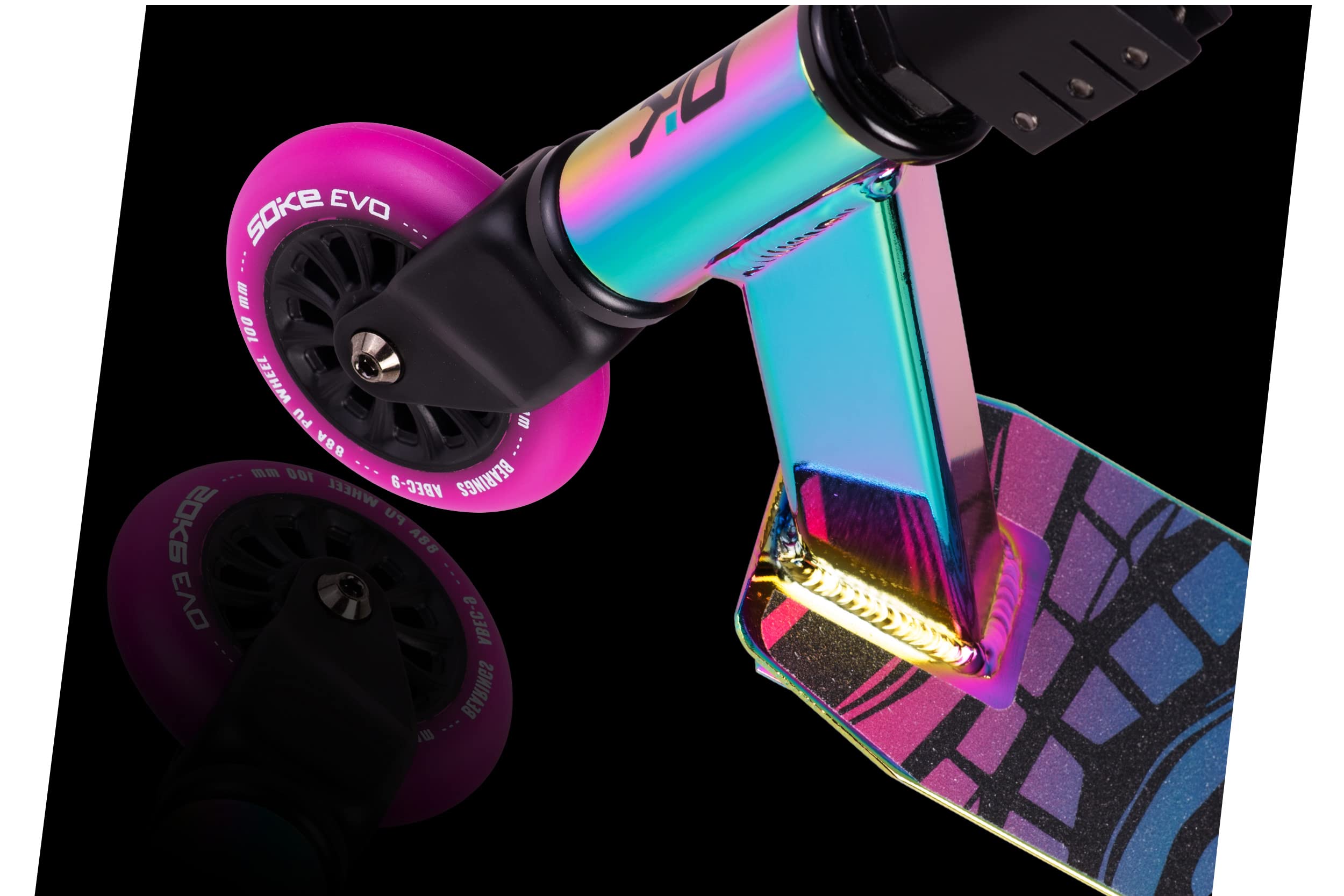 Hulajnoga wyczynowa Soke EVO Street neochrome+czar