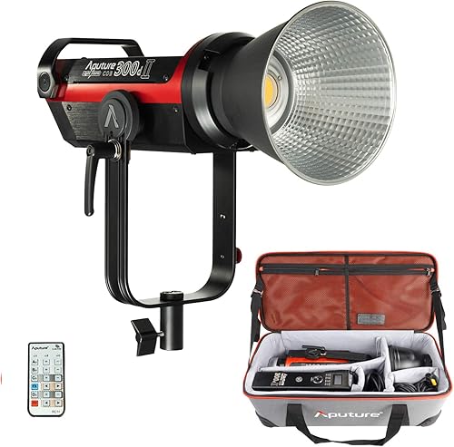 Aputure Luz de video LED 300D II, Aputure 120d II versión mejorada 350 W 5500 K, iluminación de fotografía de luz diurna CRI 96+ TLCI96+