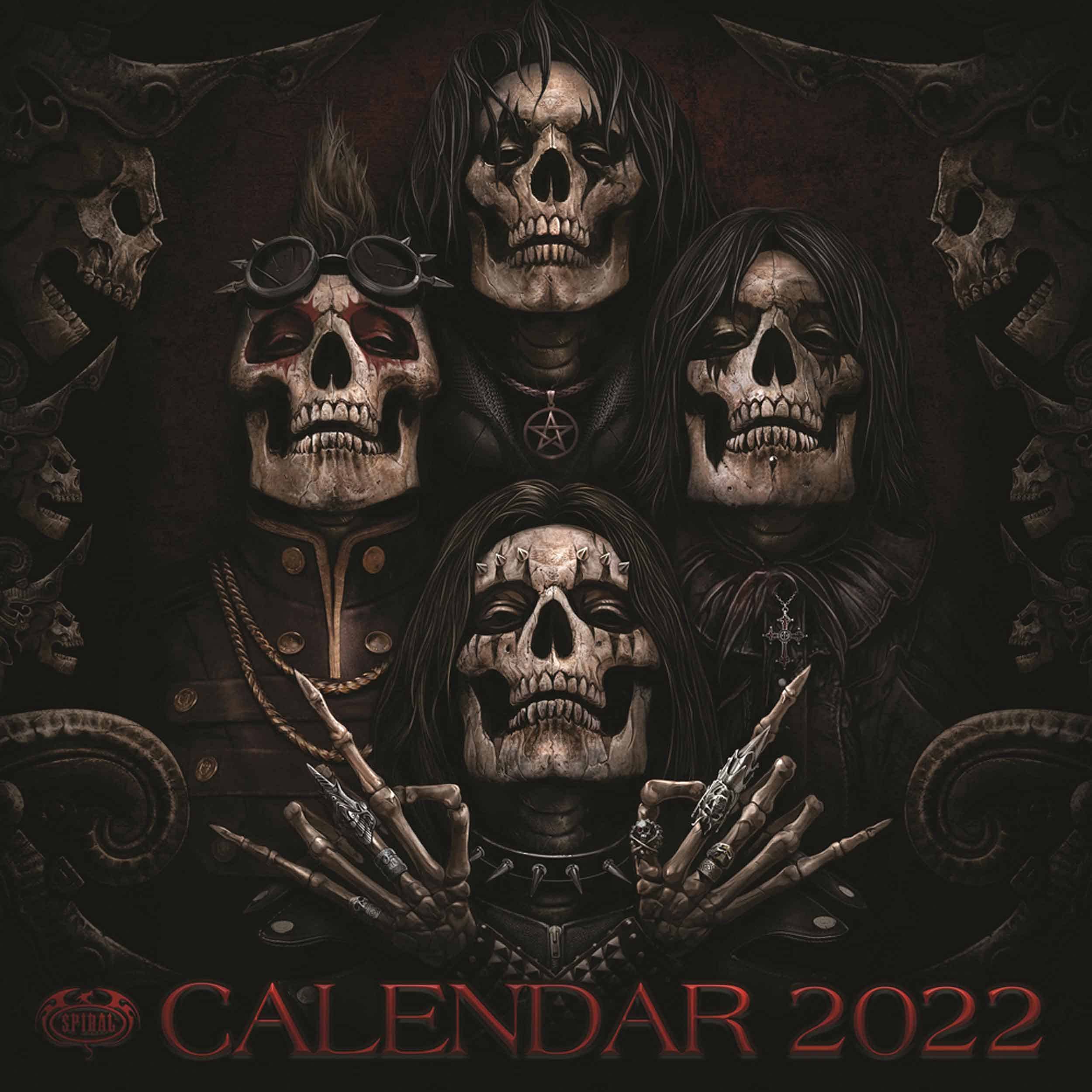 Spiral Calendar 2022 - Month to a View Planner 30cm x 30cm - Official Merchandise