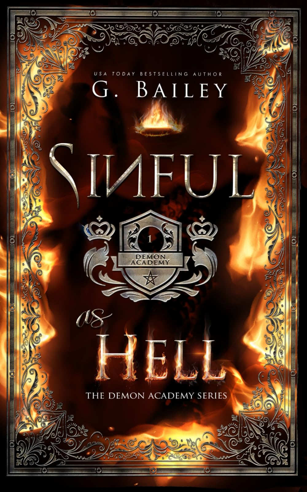 Sinful As Hell: A Reverse Harem Bully Academy Romance: 4 (The Demon Academy Universe Series)