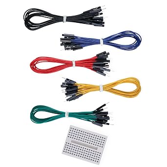 ELEGOO 50 PCS Male Female Jumper Wire 200mm 170 Tie Point with Breadboard