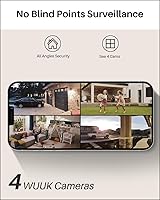 Vista 7 de WUUK Cámara de timbre con cable con timbre, timbre de video 2K, reconocimiento facial, detección de humanos y movimiento, grabación 24/7, sin