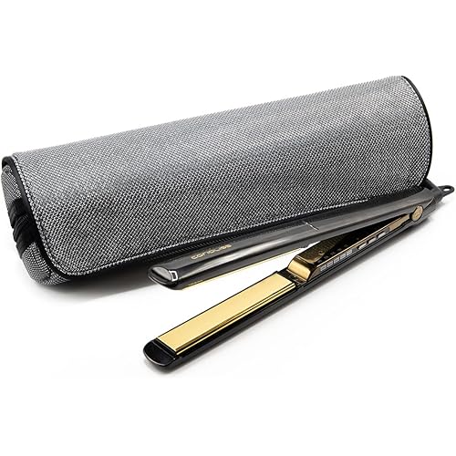 Corioliss C3 Hair Straightener Flat Iron Professional for Hair Titanium Plates Control Temperature Women (Gold Mirror)