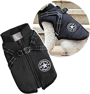 Oncpcare Dog Clothes for Small Dogs, Winter Warm Dog Coat Jacket Vest, Pet Coat Harness for Cats, Puppies, Small Dogs product image