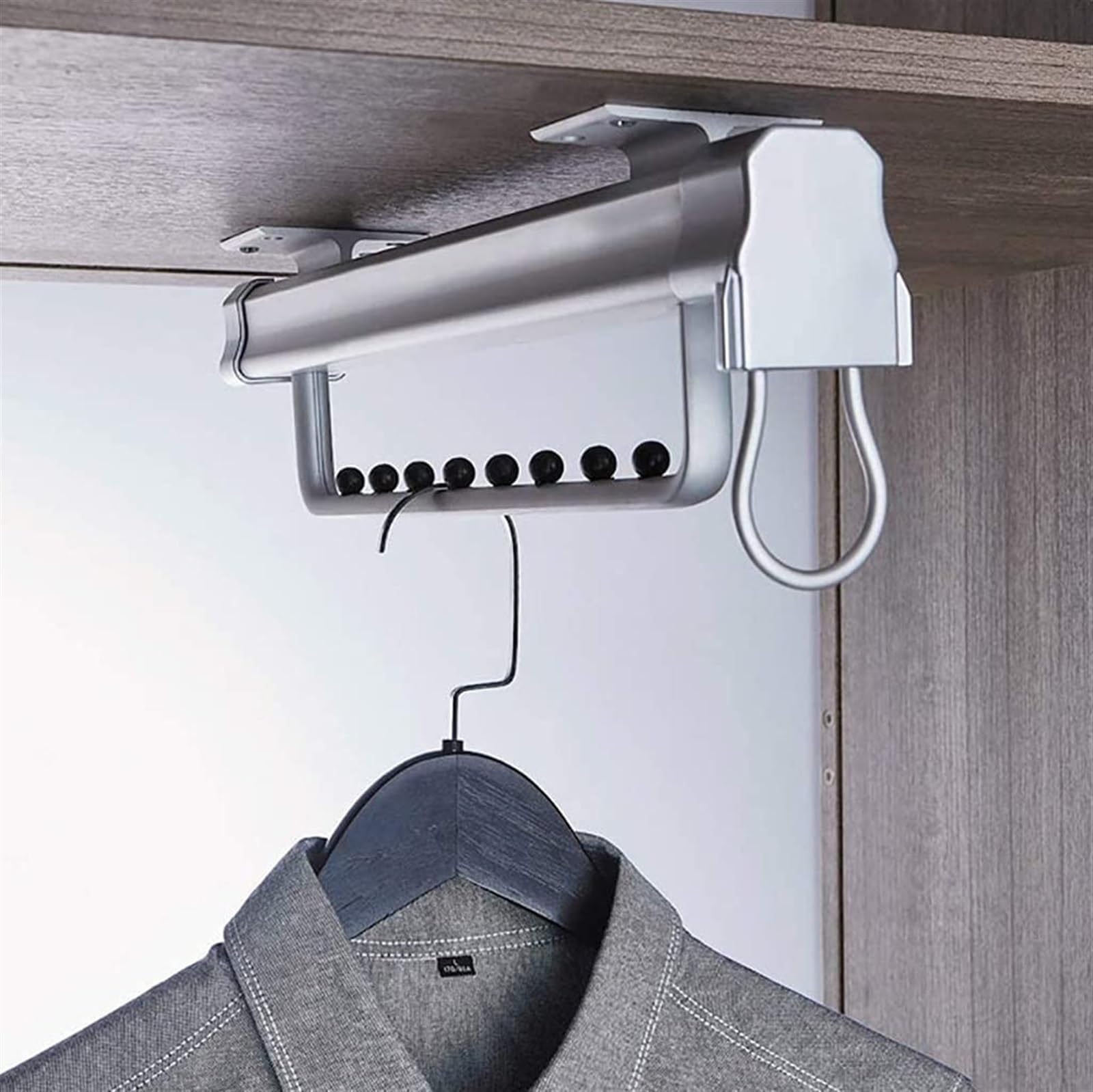 Asta Appendiabiti Estensibile - Appendiabiti Regolabile, Appendiabiti Estensibile Per Pantaloni, Tubo Appendiabiti In Acciaio Inox, Per Vestiti, Asciugamani, Sciarpe, Pantaloni E Cravatte(40.8CM)