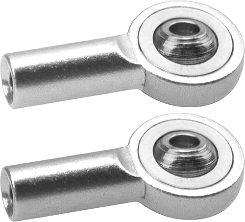 Miniatura 3 de Paquete de 10 varillas de acoplamiento de aluminio M2, rótula M2.0 de 0.59 pulgadas, soporte de cabeza de bola compatible con Tamiya Mini 4WD HSP