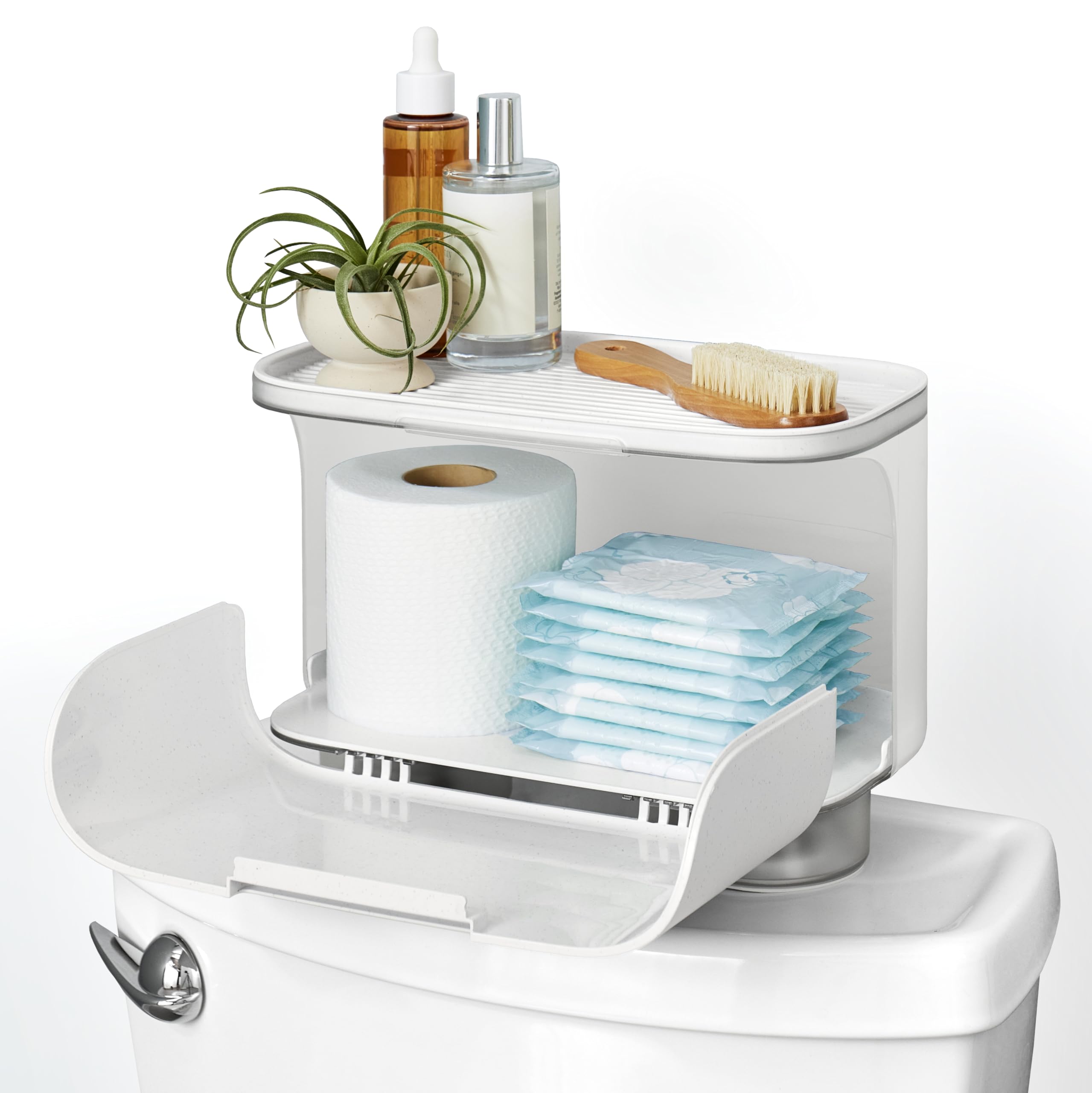 YouCopia HideAway Toilet Cabinet — Over Toilet Bathroom Storage Organizer