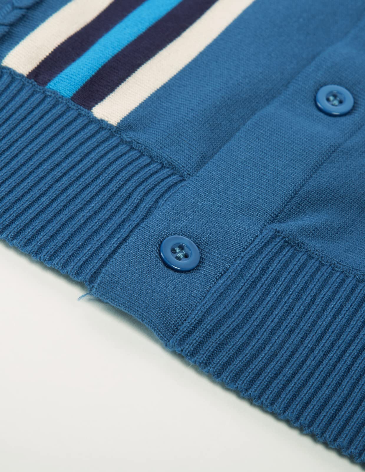 PJ PAUL JONES Polo da uomo, vintage a righe con bottoni, camicia da golf in maglia