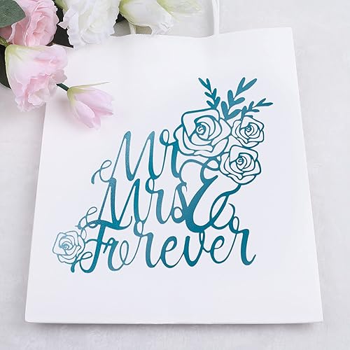 Miniatura 5 de Gatichetta Rollo de vinilo autoadhesivo permanente para manualidades, de 12 pulgadas x 10 pies, para Cricut, Silhouette y Cameo, aguamarina mate