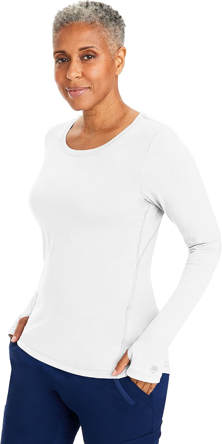 Healing Hands Mackenzie Women's Underscrub, Long Sleeve Tee with Thumbholes, Modern Fit Undershirt- 5051 - Image 6