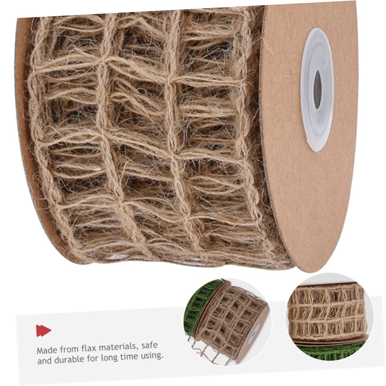 5stücke Mesh Sackleinen Drahtband Für Diy Bastelprojekte Und Geschenkverpackung Für Weihnachten Garten Und Festlichkeiten Rustikales Design