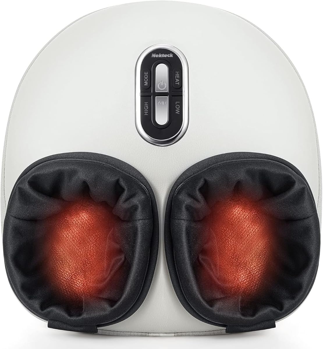 Nekteck Foot Massager with Heat for Neuropathy Plantar Fasciitis, Valentines Day Gifts for Him Her Relaxation, 2026 Upgraded Shiatsu Air Compression Feet Massager for Size Up to US 11, FSA Eligible