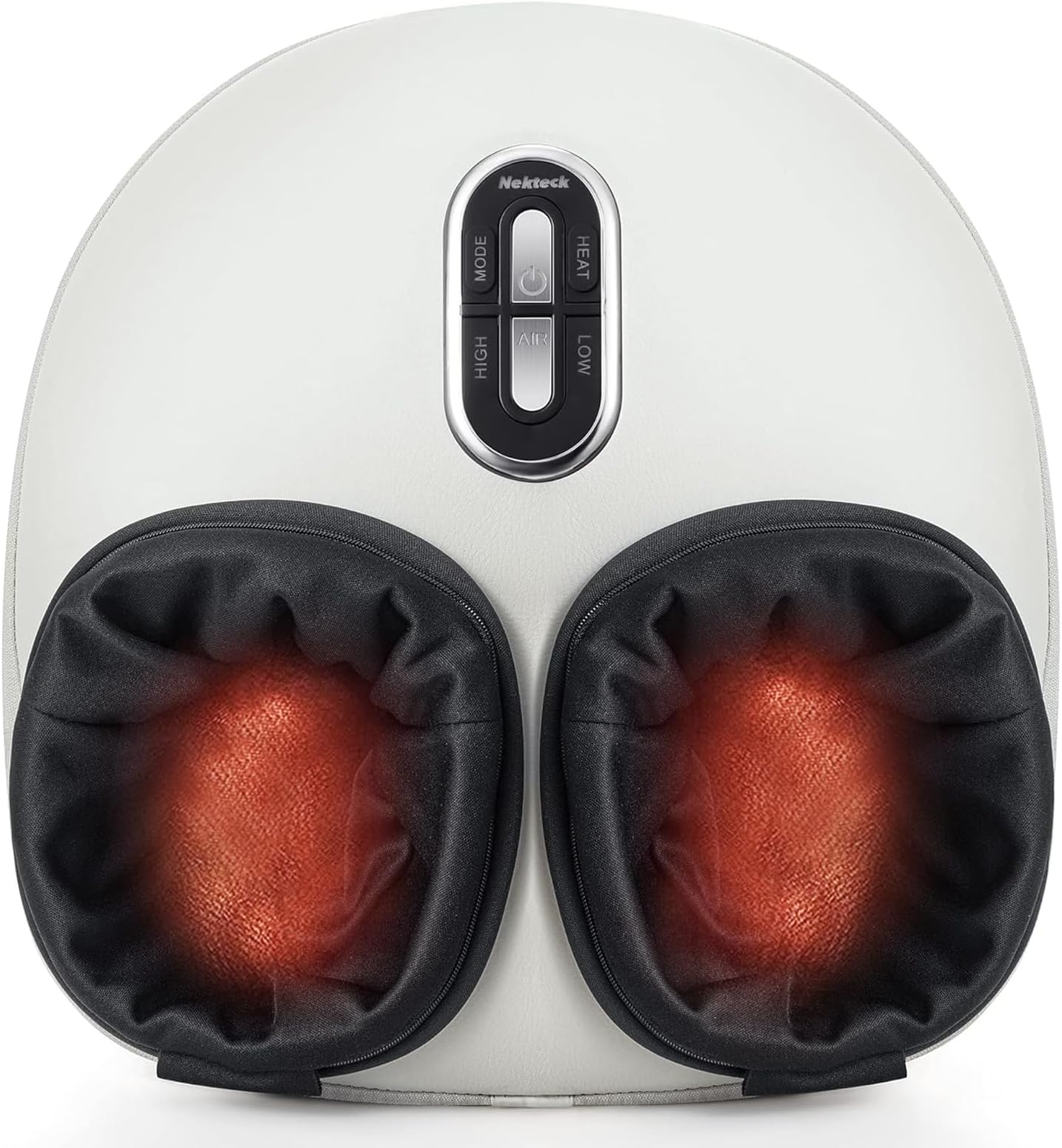 Nekteck Shiatsu Foot Massager with Heat for Neuropathy Plantar Fasciitis, 2026 Upgraded Air Compression Feet Massage Machine, Relaxation Gifts for Men Women Mom Dad Birthday Mother's Day, US 11 Size