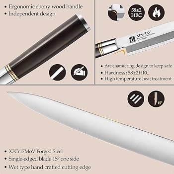 Amazon.com: XINZUO 11 Inch Yanagiba Knife X7Cr17MoV Forged