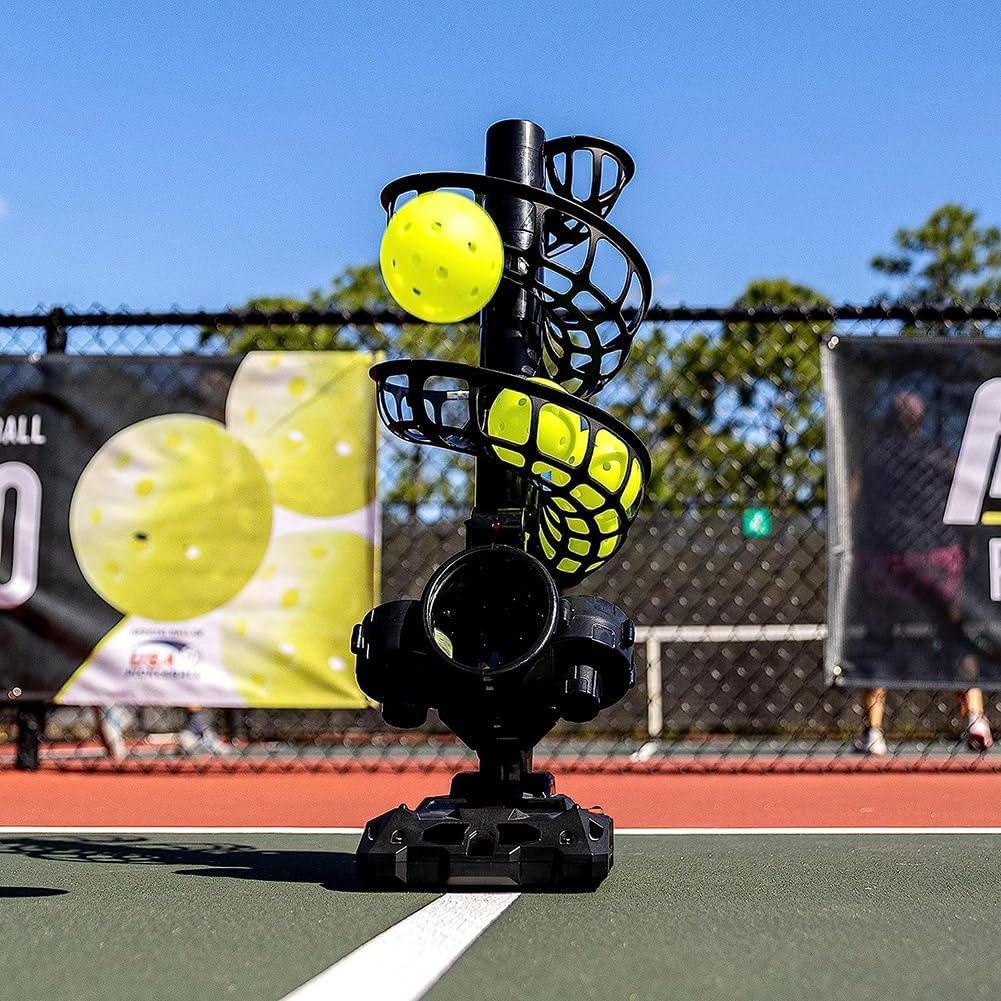 Automatic Pickleball Launcher Machine, Portable Pickleball Thrower, Tosser for Pickleball Practice, Ball Server, Pickleball Training Equipment, for All Tennis Players
