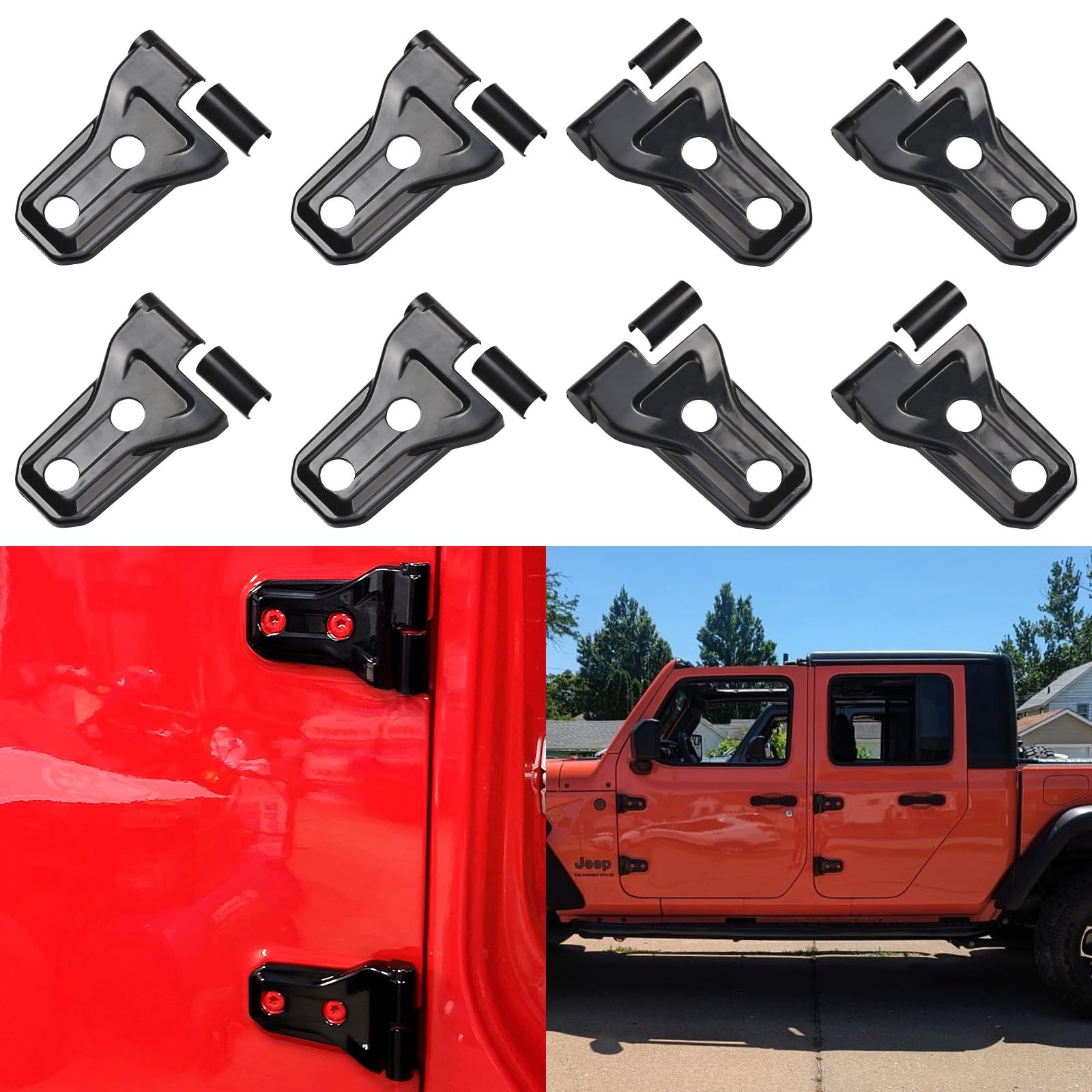 Kit caches de charnière pour préserver la valeur de votre Wrangler