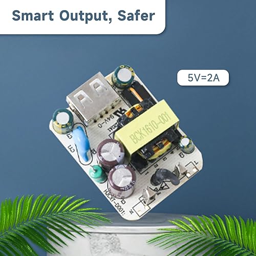 Miniatura 2 de Calentador de biberones blanco de 2 piezas, cargador de pared USB, adaptador de corriente de carga rápida de 5 V 2 A para iPhone, iPad, Samsung,