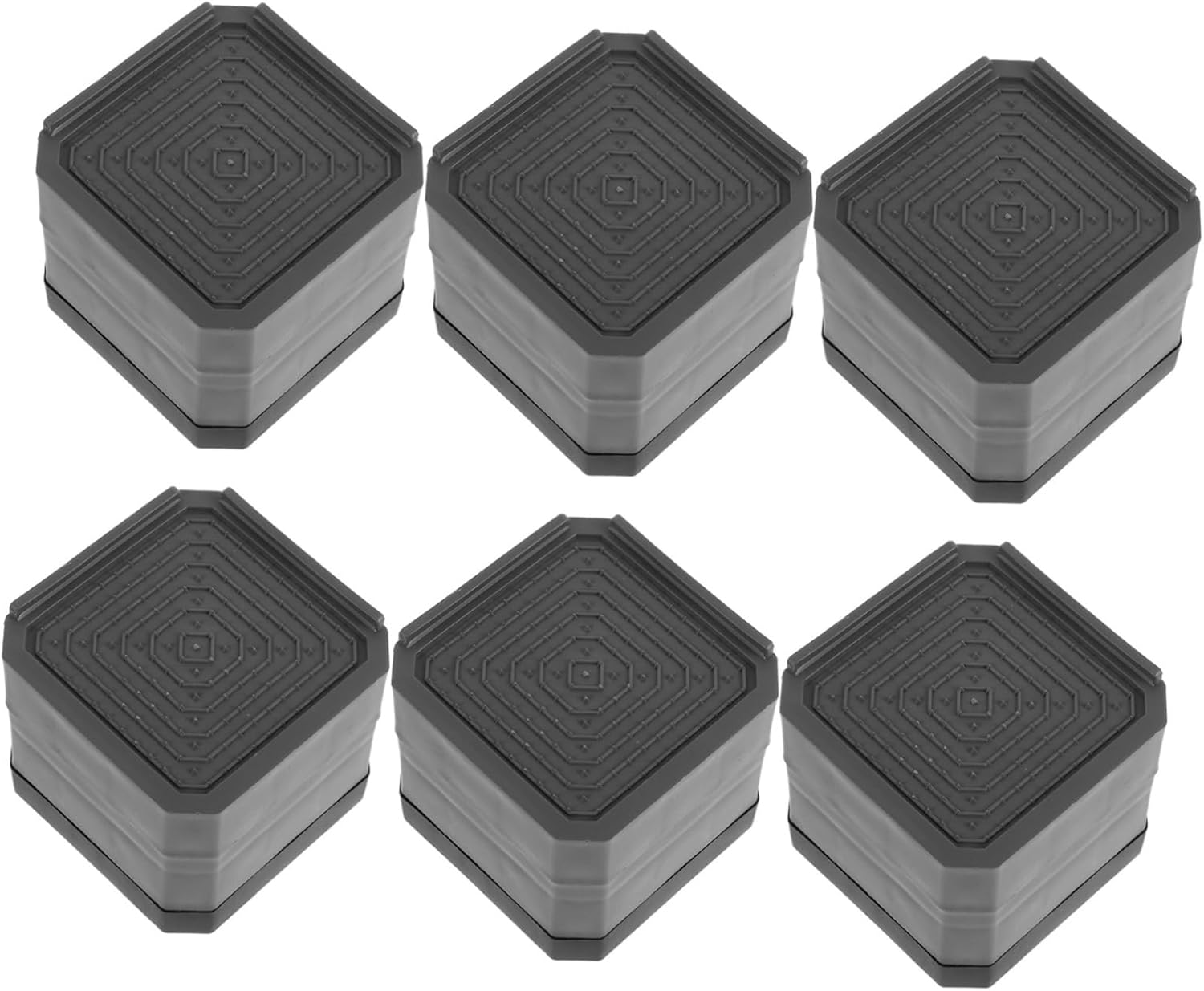 6pcs Washing Machine Stabilizer Pads Furniture Shims Appliance Movers Table Leg Risers Kitchen Floor Protectors