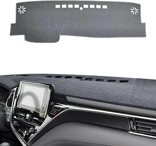 Dash Cover for Toyota Camry 2024 2023 2022 2021 2020 2019 2018 | Dashboard Cover Mat Custom Fit 2018-2024 Toyota Camry Acessories, Gray