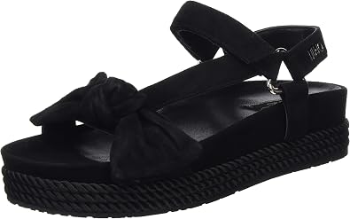 Amazon.com: Liu Jo Shoes Sandalias de tacón de cuña para mujer, negro, 7 :  Ropa, Zapatos y Joyería