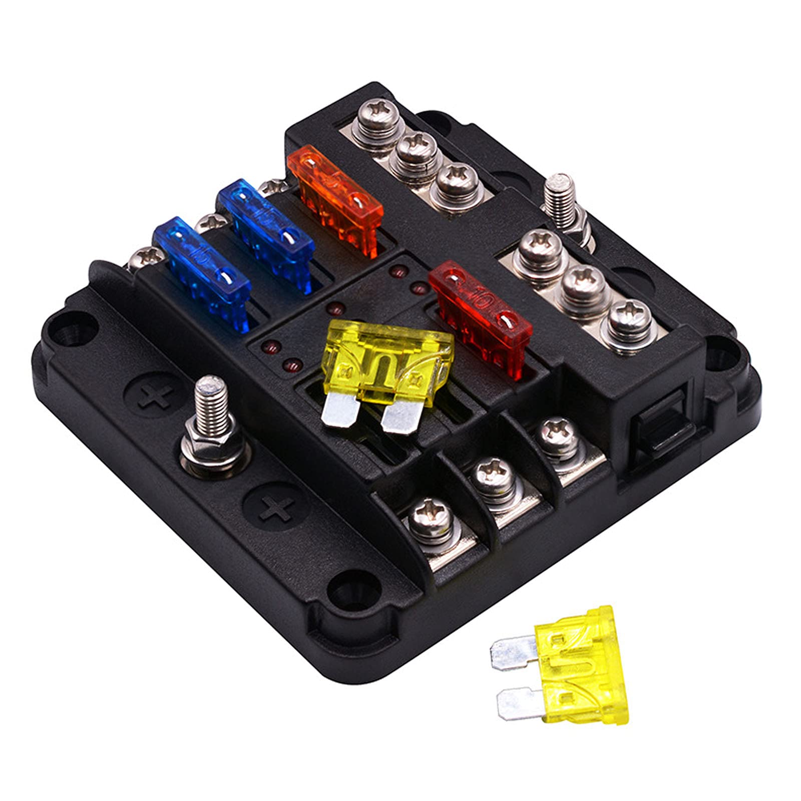 Buy Soyond 6Way Marine Fuse Block, Waterproof Fuse Box with LED