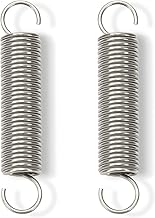 GUNGY Tension Springs with Hooks Stainless Steel Tension Spring Tension Spring 100 mm Outer Diameter 18 mm Wire Diameter 2 mm Maximum Tensile Force 8.3 kg 2 x 18 x 100 mm
