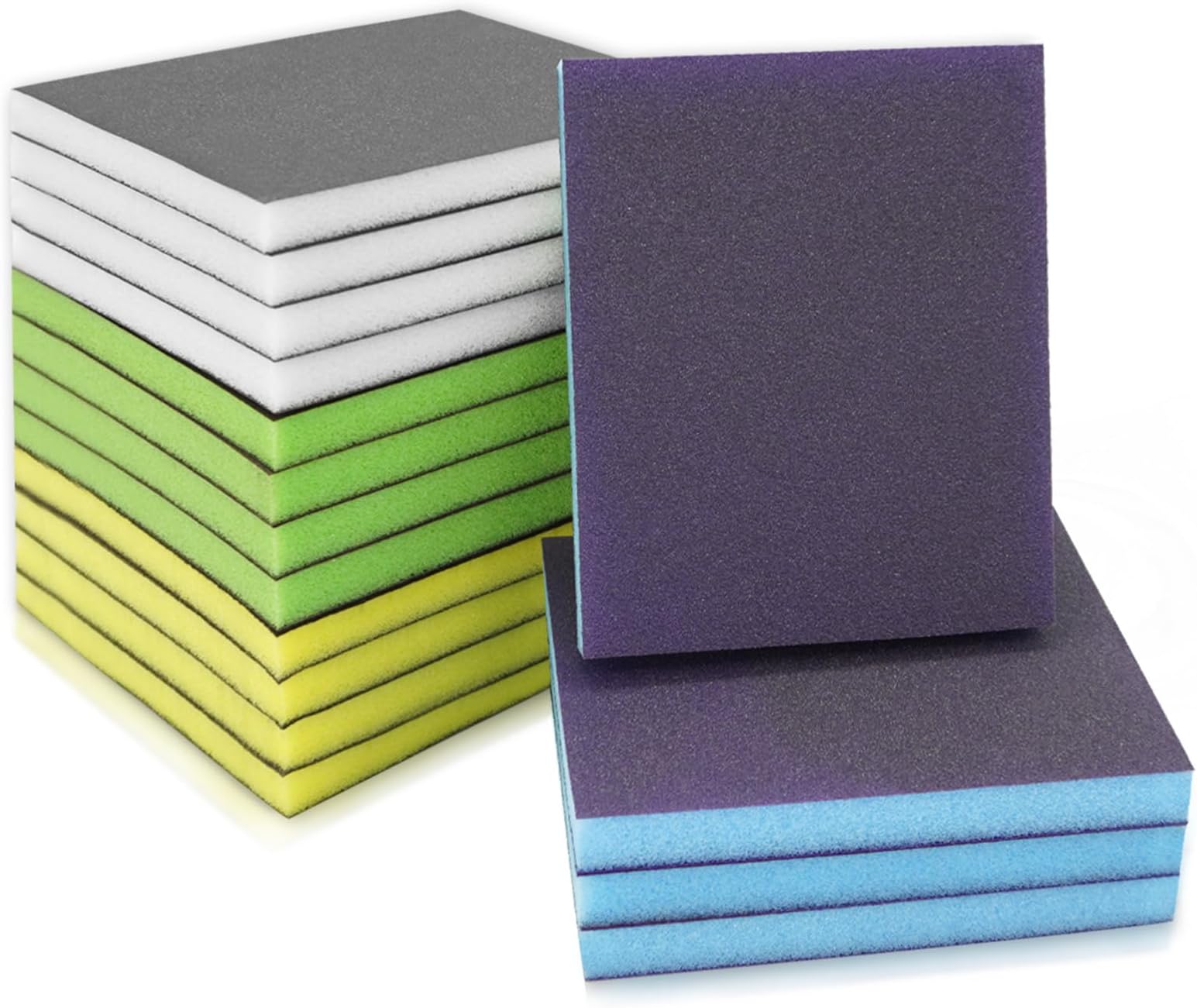 25 Stück Schleifschwämme Set - 180-3000 Körnung Für Holz & Metall