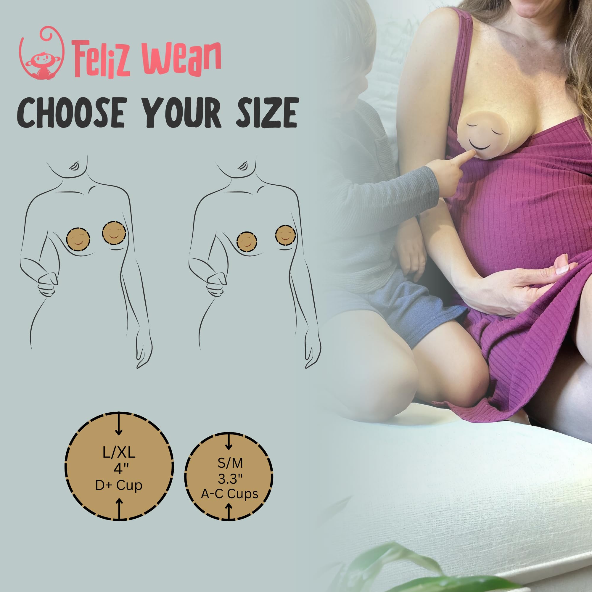 Weaning Breastfeeding Nipple Covers for Toddlers– 4