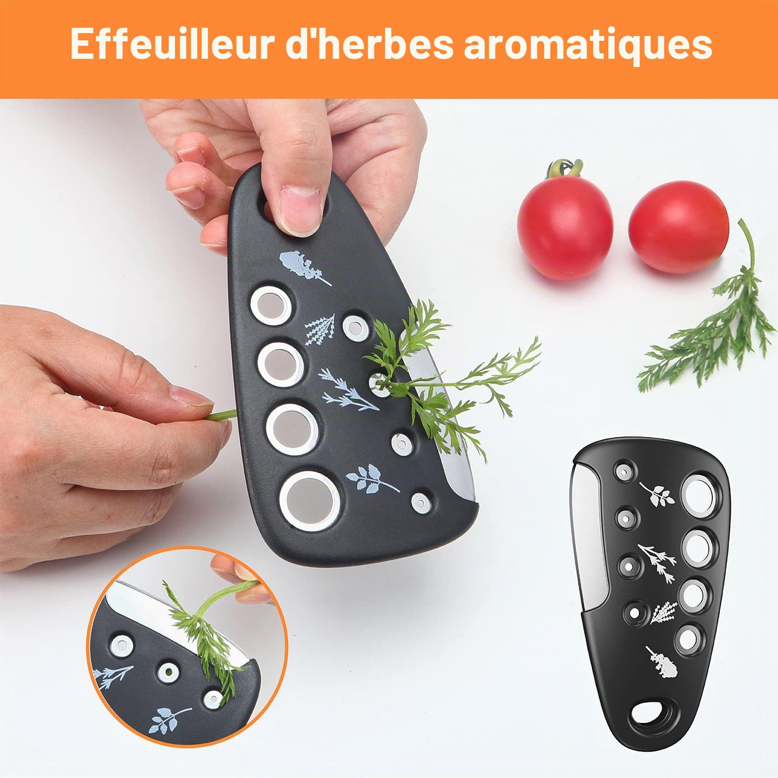 Pisol Kitchen Ensemble de gadgets uniques 6 pièces, gain de place, râpe à fromage, ouvre-bouteille, éplucheur de fruits et légumes, coupe-pizza, broyeur d'ail et de gingembre, décapant d'herbes