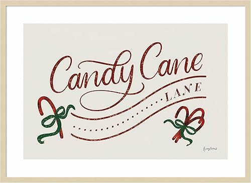 Miniatura 8 de Amanti Art Impresión artística enmarcada para pared, 27 x 36 pulgadas, nostálgica Navidad I por Becky Thorns, arte de pared de vacaciones, Búho