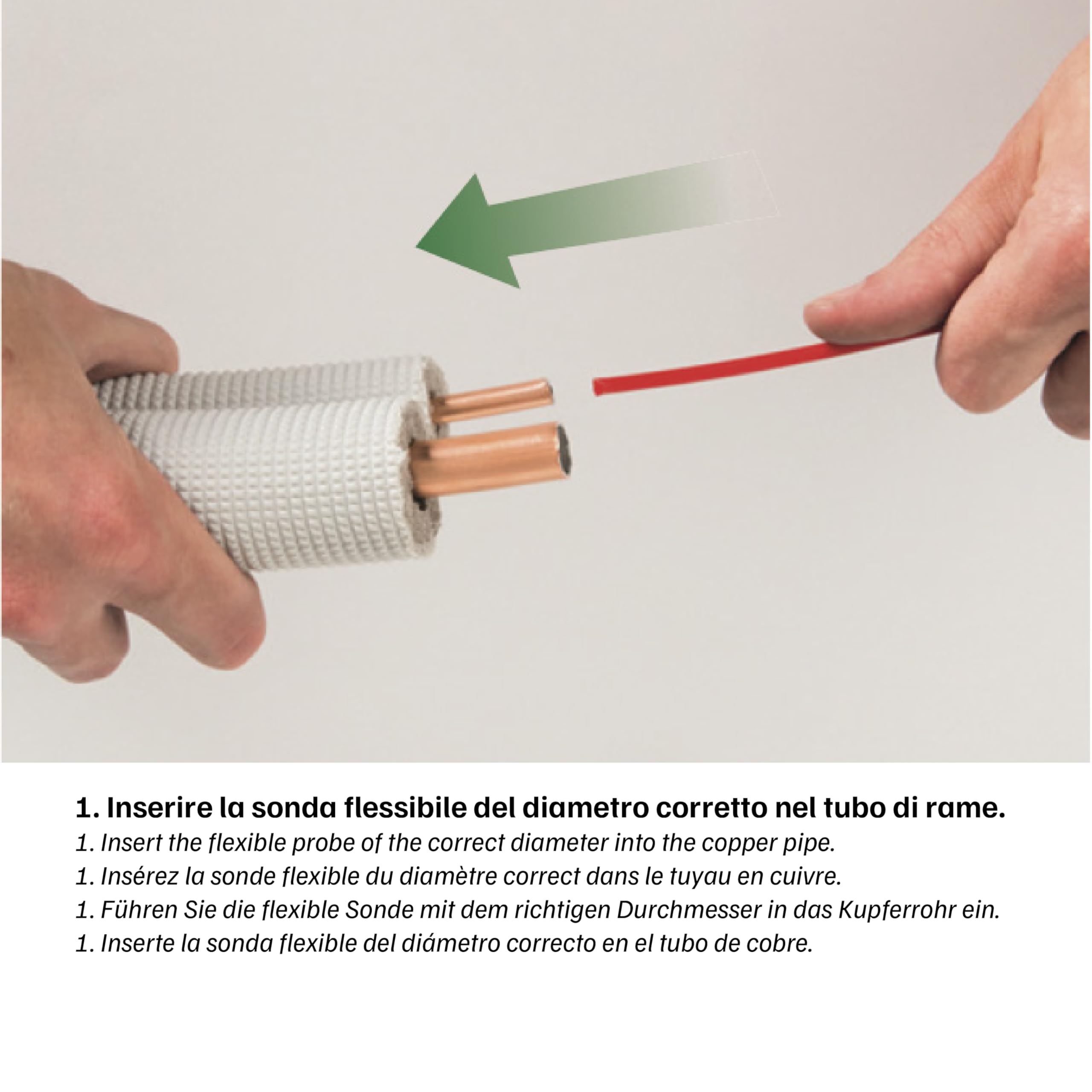 3S SuperSamaStore Kit Sonde Piegatubi per Tubi in Rame Ø 1/4", 3/8", 1/2" e 5/8" per Installatori Climatizzazione e Condizionamento – Set Sonde Professionale per Curvatura Tubo senza Schiacciature